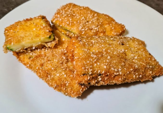 Zucchini in Sesampanier